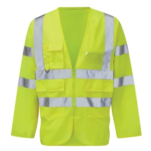 Executive Long Sleeve HI-Vis Waistcoat XXL Yellow
