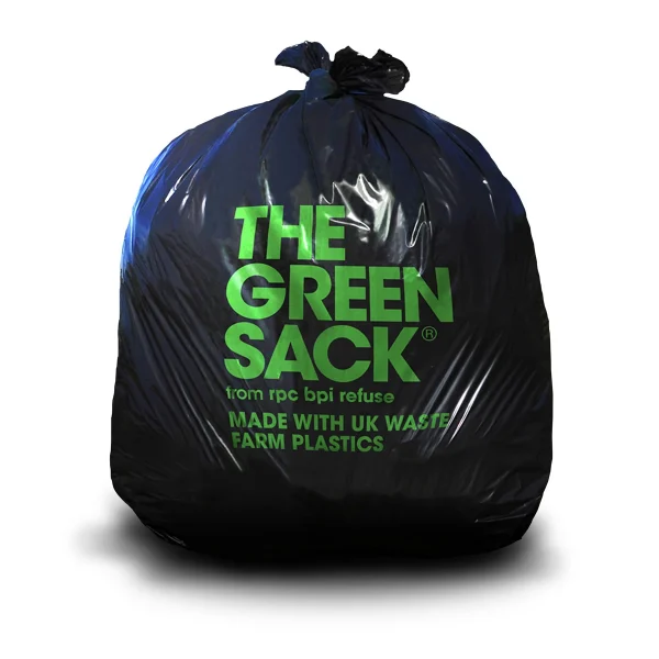 The Green Sack Medium Duty Refuse Sack Black (Pack of 75) – Go Magpie ...