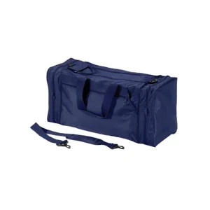 Jumbo Nylon Sports Bag with Adjustable Shoulder Strap Navy