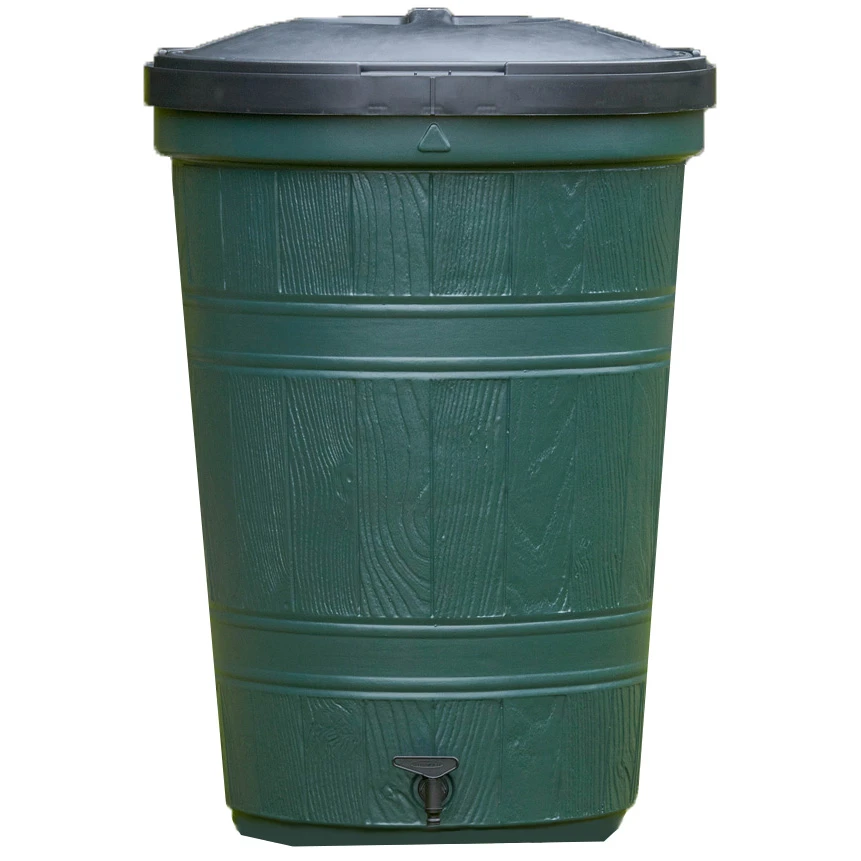 Water Butt With Lid and Tap 200 Litre Plastic