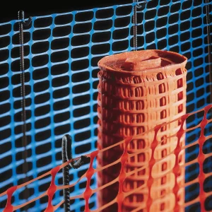 Medium Duty Barrier Fencing Mesh 50 x 1m Orange