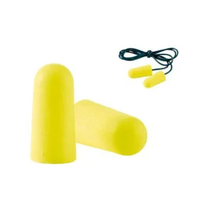 3M Uncorded Neon Earplugs Yellow - Pack of 250 Pairs