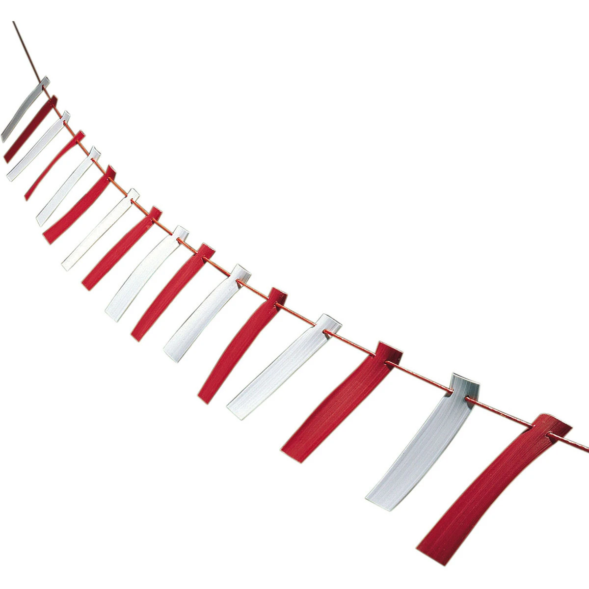 26m Red+White Pendant Marker Bunting - Image 2