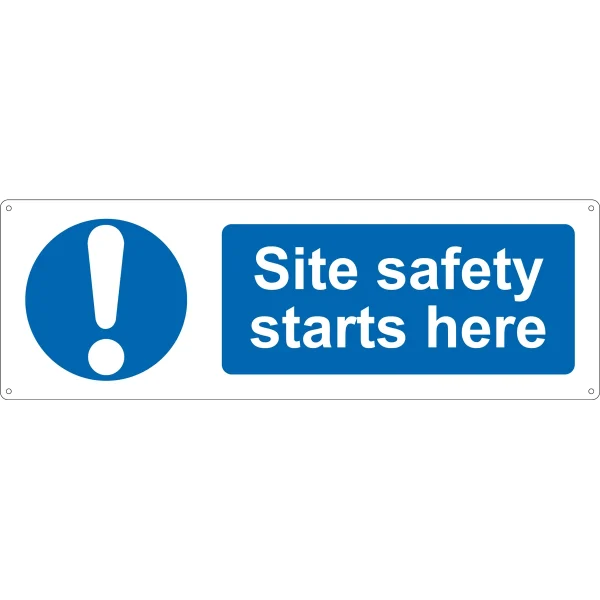 Site Safety Starts Here Sign – Go Magpie – Trusted brands. Quality ...