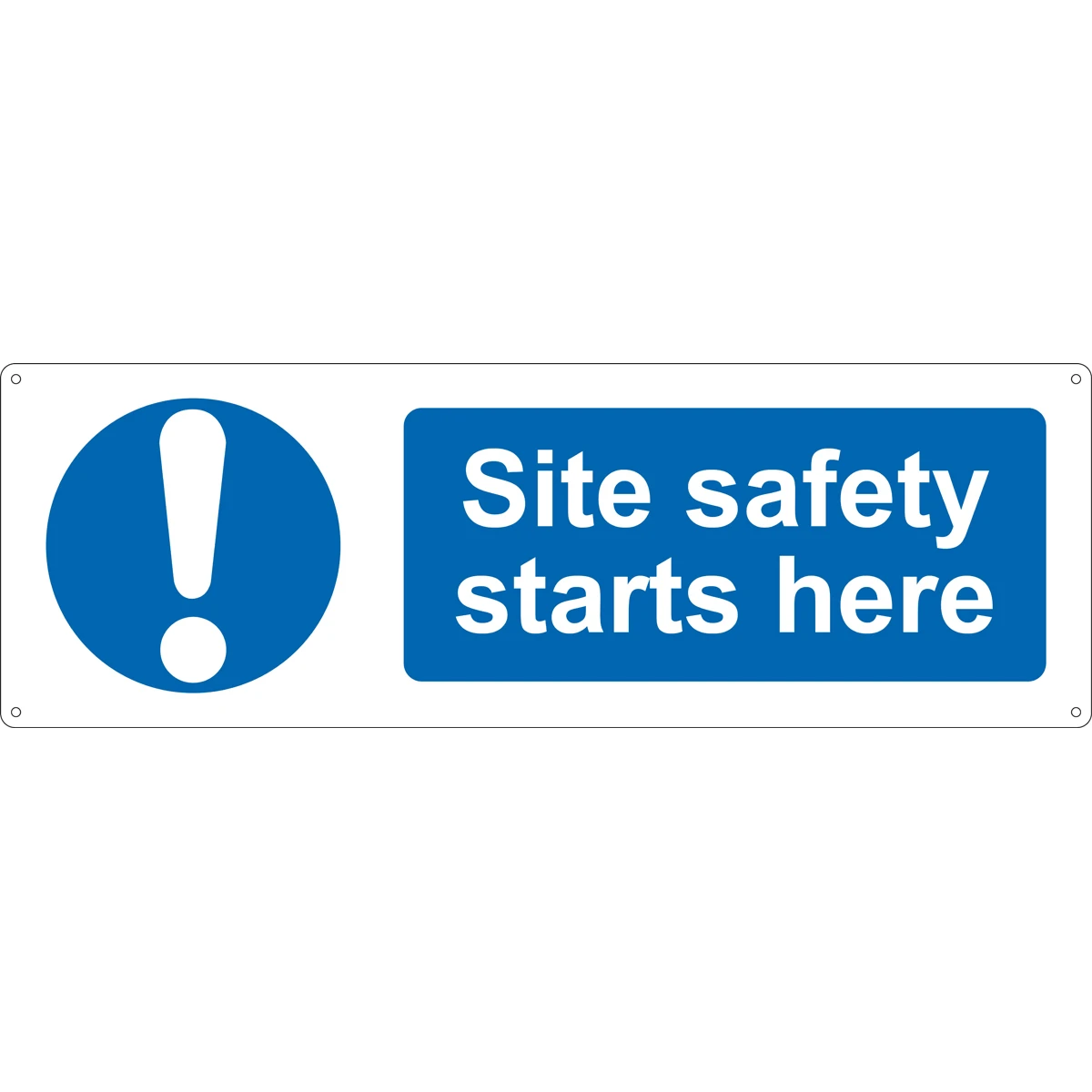 Site Safety Starts Here Sign - Image 2