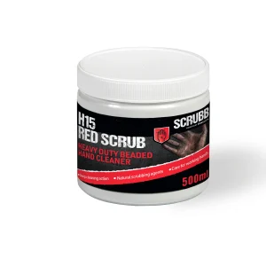 SCRUBB Red Gel Beaded Hand Cleaner 500ml Jar