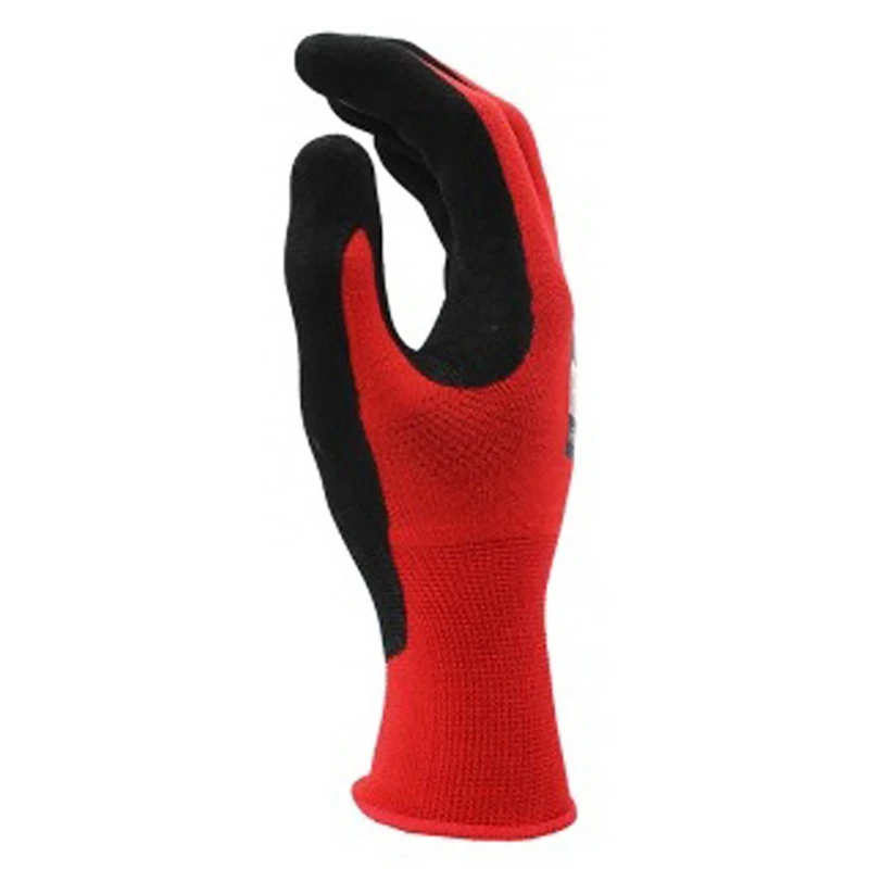 Gloves Polyflex Ultra Pu Nitrile Foam Palm Size 8 Red/Black - Image 2