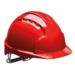 EVO®2 Safety Helmet - Slip Ratchet - Vented - Red
