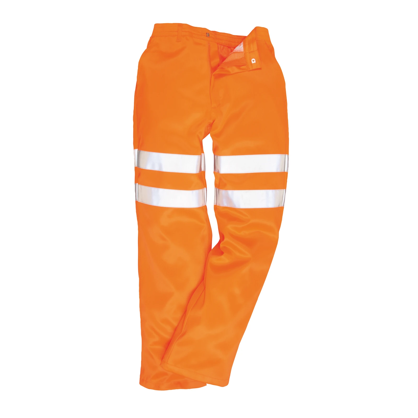 Portwest Hi-Vis Polycotton Trouser XL Orange - Image 2