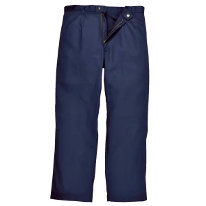 Bizweld BZ30 Regular Fit Cotton Trousers 36-38" Large Navy