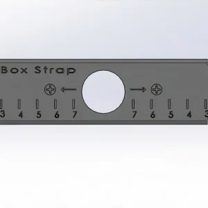 Box Strap Bracket for used with Metal Back Boxes