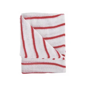 Red Lightweight Hygiene Colour Coded Dishcloth 40x30cm