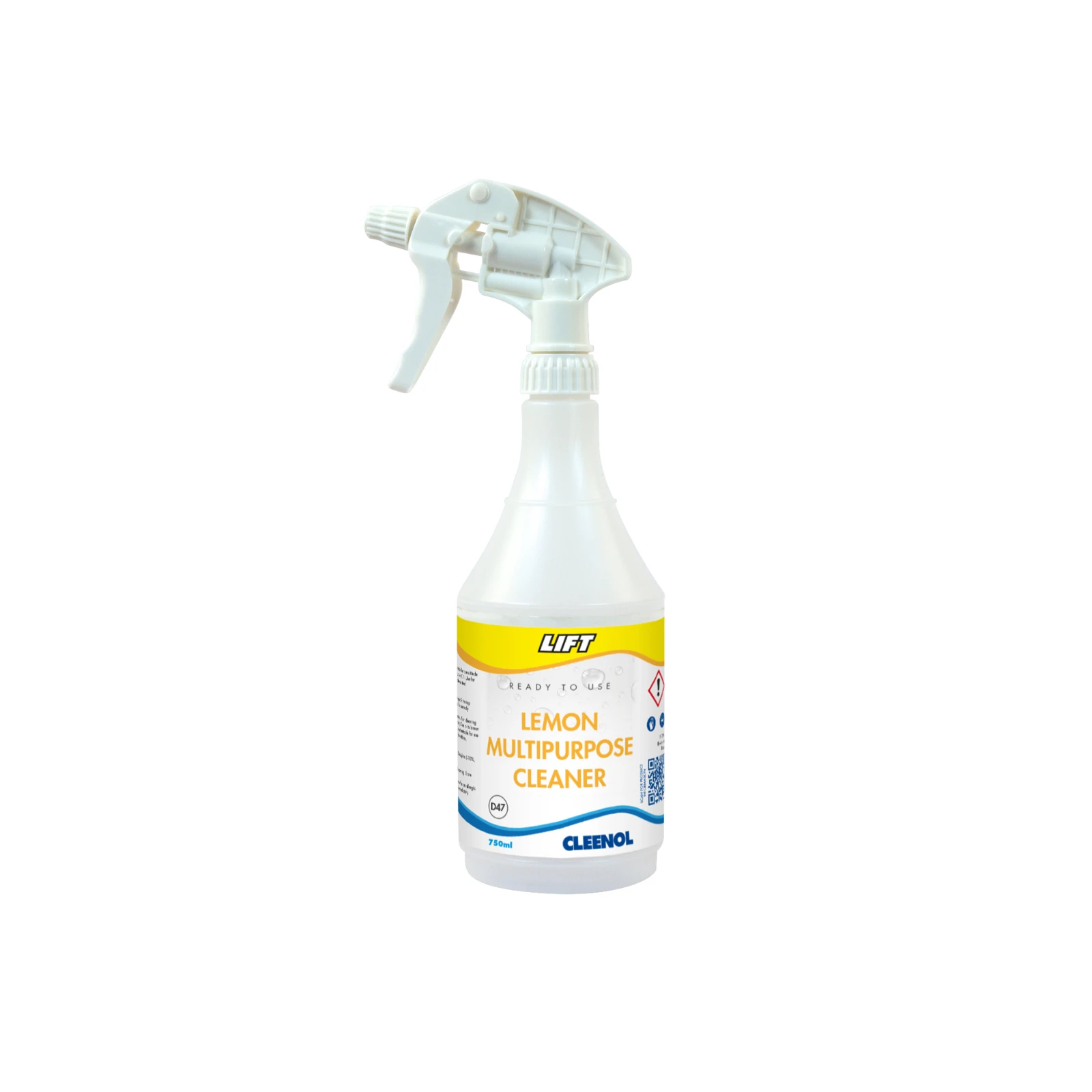 Cleenol Multi Purpose Cleaner Lemon Trigger Spray 750ml Yellow