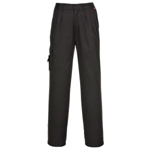 Portwest C099 Ladies Regular Fit Combat Trouser Large Black