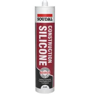 Soudal Construction Silicone Clear 290ml