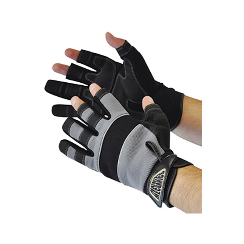 Gloves Matrix Mechanics Fingered PVC Neoprene Black Size 10 - Image 2