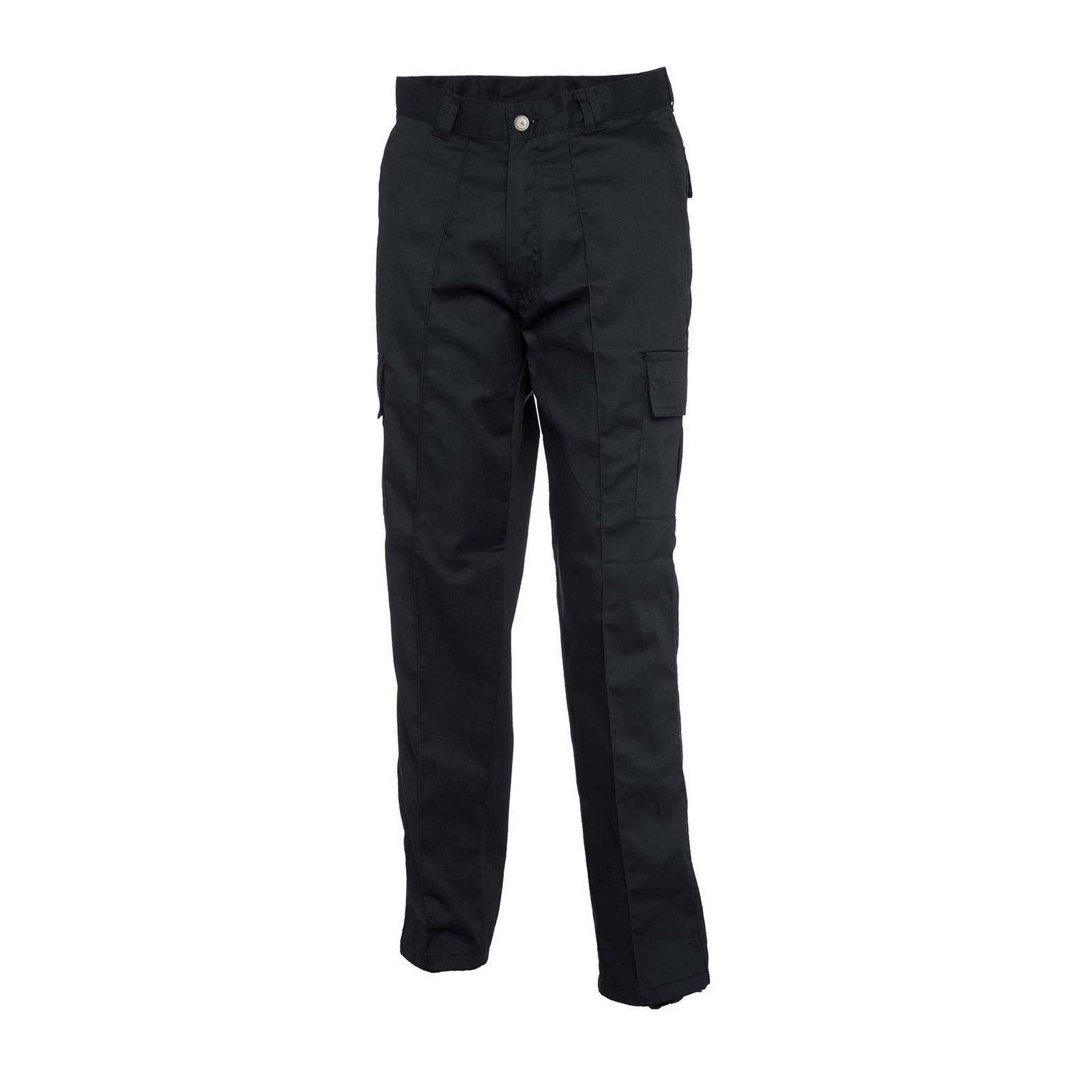 UC902 Polycotton Cargo Trouser Short Fit 34" Black