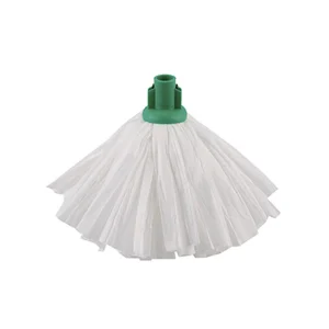 Big White Socket Mop Green