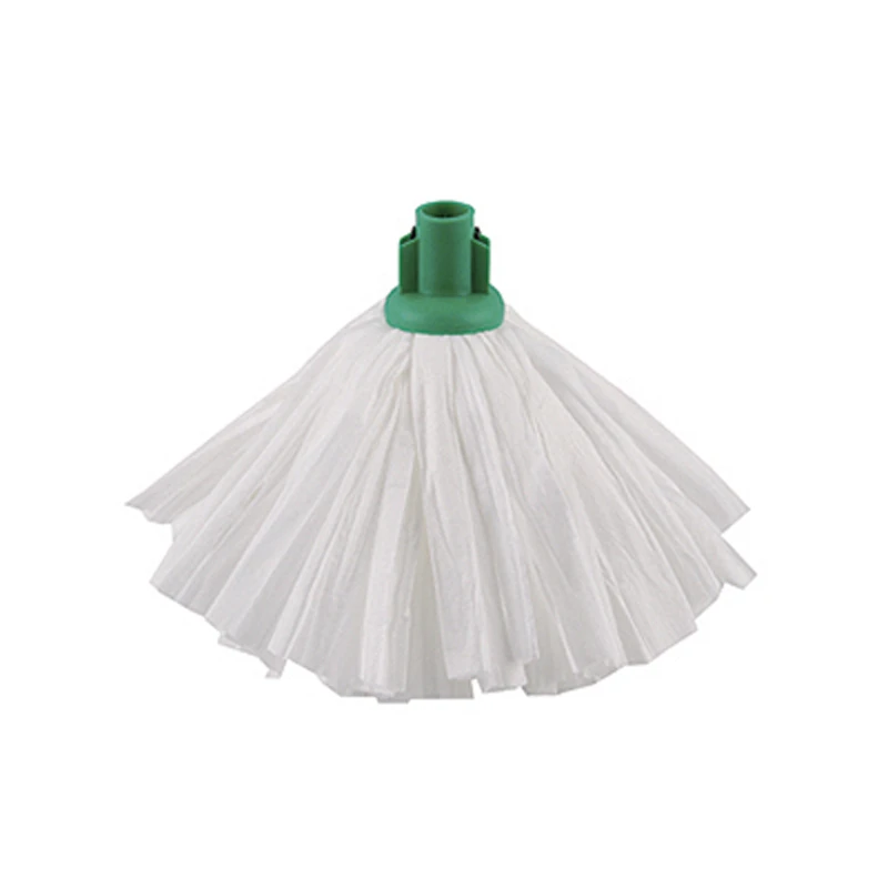 Big White Socket Mop Green