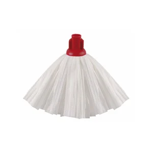 Big White Socket Mop Red
