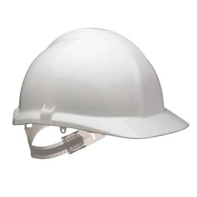 Centurion Safety Helmet Unvented Full Peak HDPE White