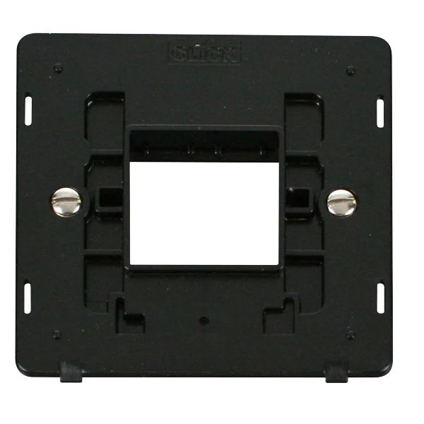 Switch Interior 1 Gang 2 Aperture Black