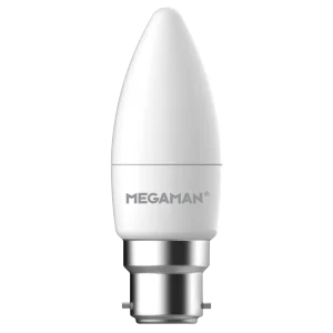 Megaman 143306E 2.9W 2700K Candle B22 - Non Dim