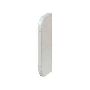 End Cap For 3D Antibac Dado Trunking White PVC
