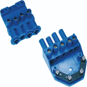 Scolmore Click 451954 Connector 4 Pin Flow Screw Down Cord Grip 20A 250V