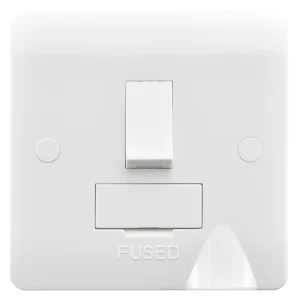 Verve HM2075 13A Switched Fused Spur Connection Unit + Flex Outlet