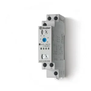 Timer Modular 1Co Multifunction 16A 12-240V AC/DC Grey 17.5mm W