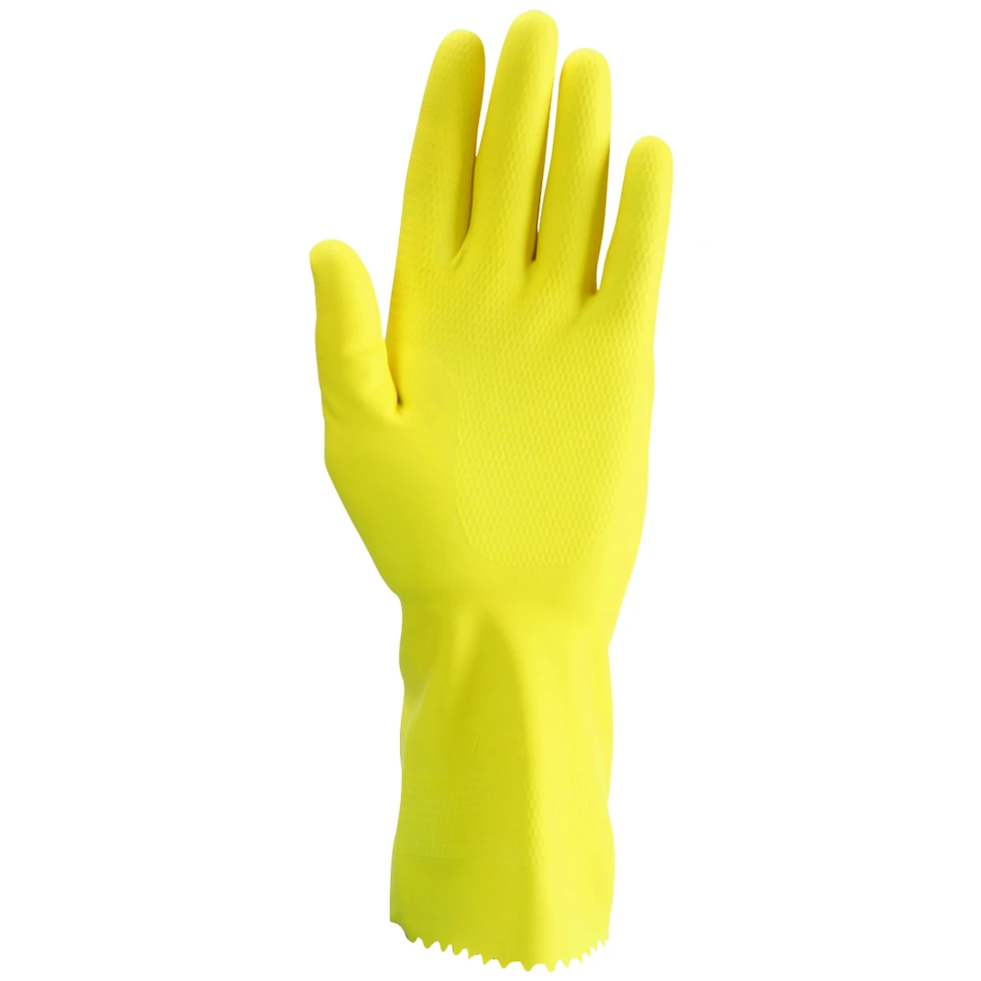 Portwest Extra Large Yellow Household Latex Gloves (240 Pairs) - Image 2
