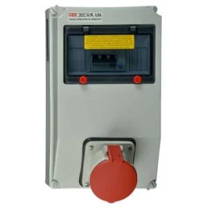 Surface Mounting Socket Outlet Protected 63A 400V 5P IP44 A Type