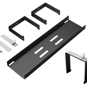Black Cable Tidy Tray Under Desk Cable Management Tray