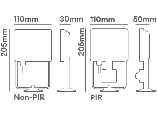 Fld Col Switch Pir 10W
