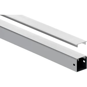 50 x 50mm Lighting Trunking Clip In Lid - PVC 3mtr