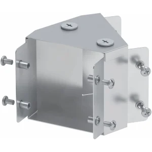 100 x 100mm Galv Trunking 45 Deg Bend Top Cover