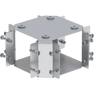 100 x 100mm Galv Trunking Four Way