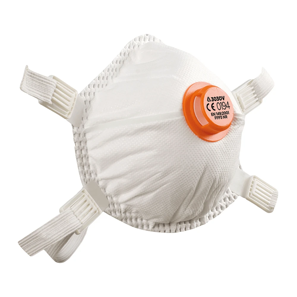 Alpha Solway Disposable FFP3 Pre-Formed Cup Shape Respirator (Valved) - Image 2
