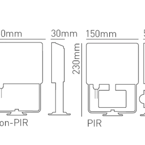 Fld Col Switch Pir 30W
