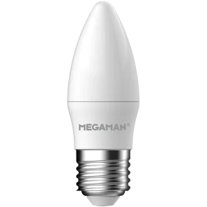 Megaman 143352E 4.9W 4000K Non Dimmable E27 Candle Light