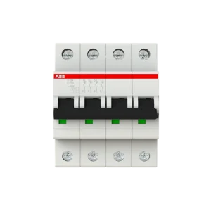 ABB S204-C10 Miniature Circuit Breaker - 4P - C - 10A