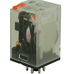 2 Pole 8 Pin 10A Plug In Miniature High Power Relay 110VAC