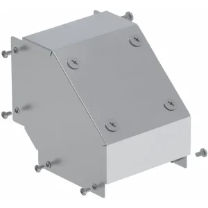 150 x 150mm Galv Trunking 90 Deg Bend External Cover