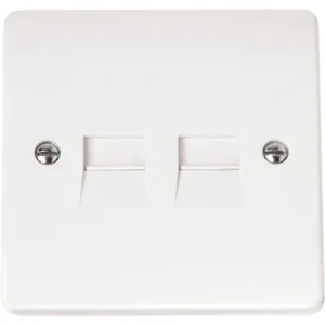 Socket Telephone Master Twin White