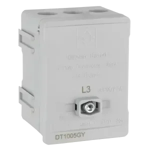 Distribution Terminal 100A 5 Way Grey