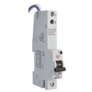 Nh System RCBO SP Class A Type C 1 Module 40A 30mA