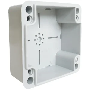 Grey plastic adaptable box 110x110x65mm