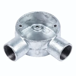 25Mm Galvanised Angle Circular Box