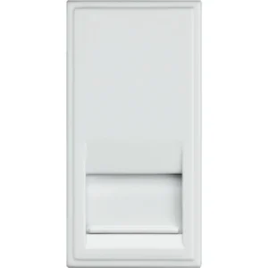 Hager Sollysta Socket RJ11 Modem Euro 25x50x25mm White